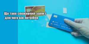 shho take spozhyvchyj zajm i dlya chogo vin potriben