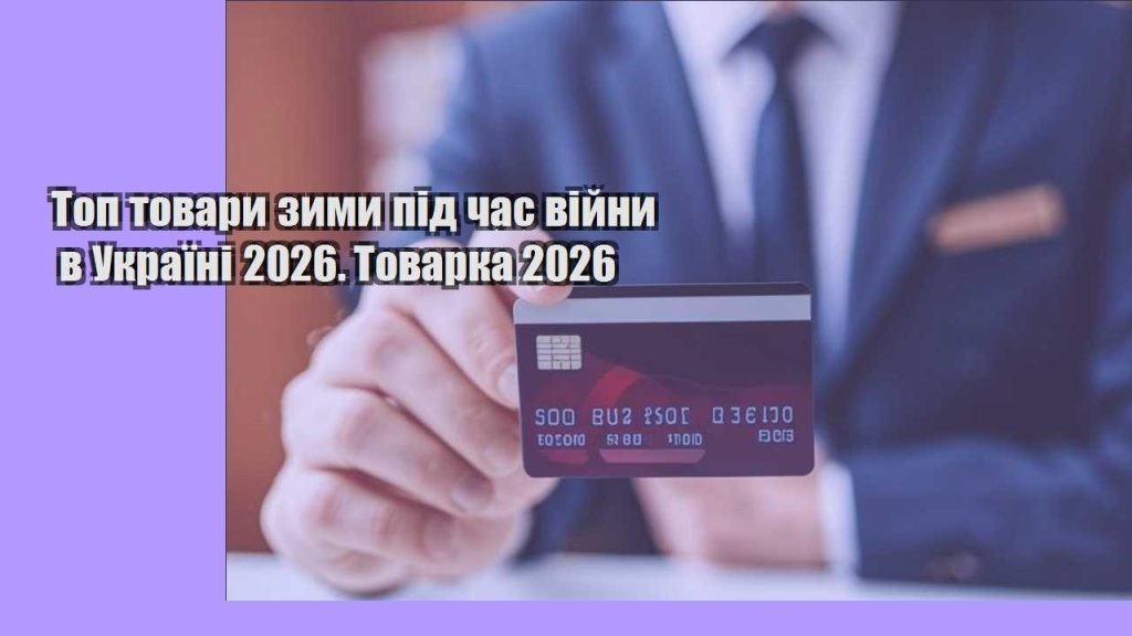 top tovary zymy pid chas vijny v ukrayini 2026. tovarka 2026