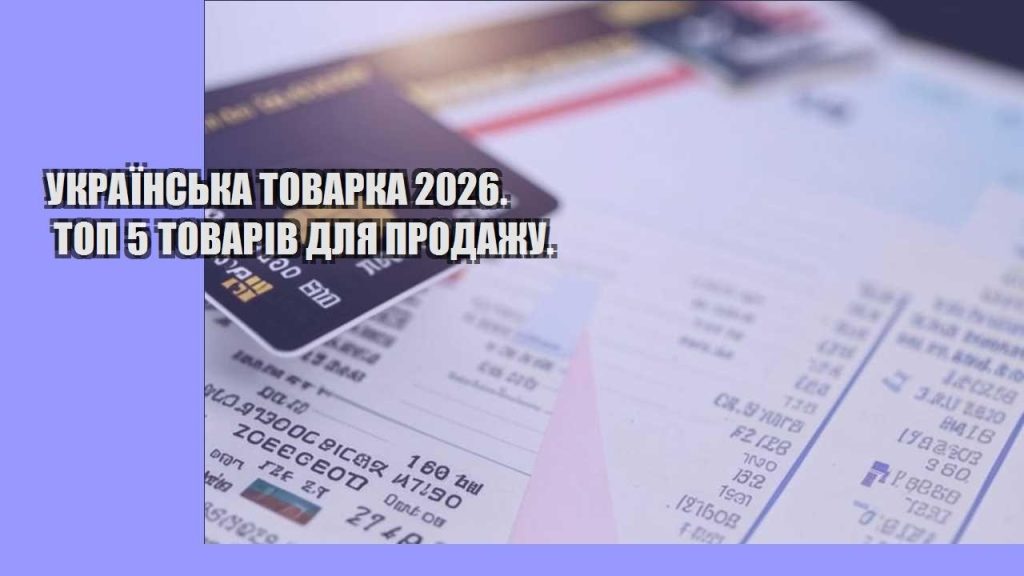 ukrayinska tovarka 2026. top 5 tovariv dlya prodazhu