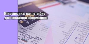 mikropozyka shho potribno dlya shvydkogo oformlennya